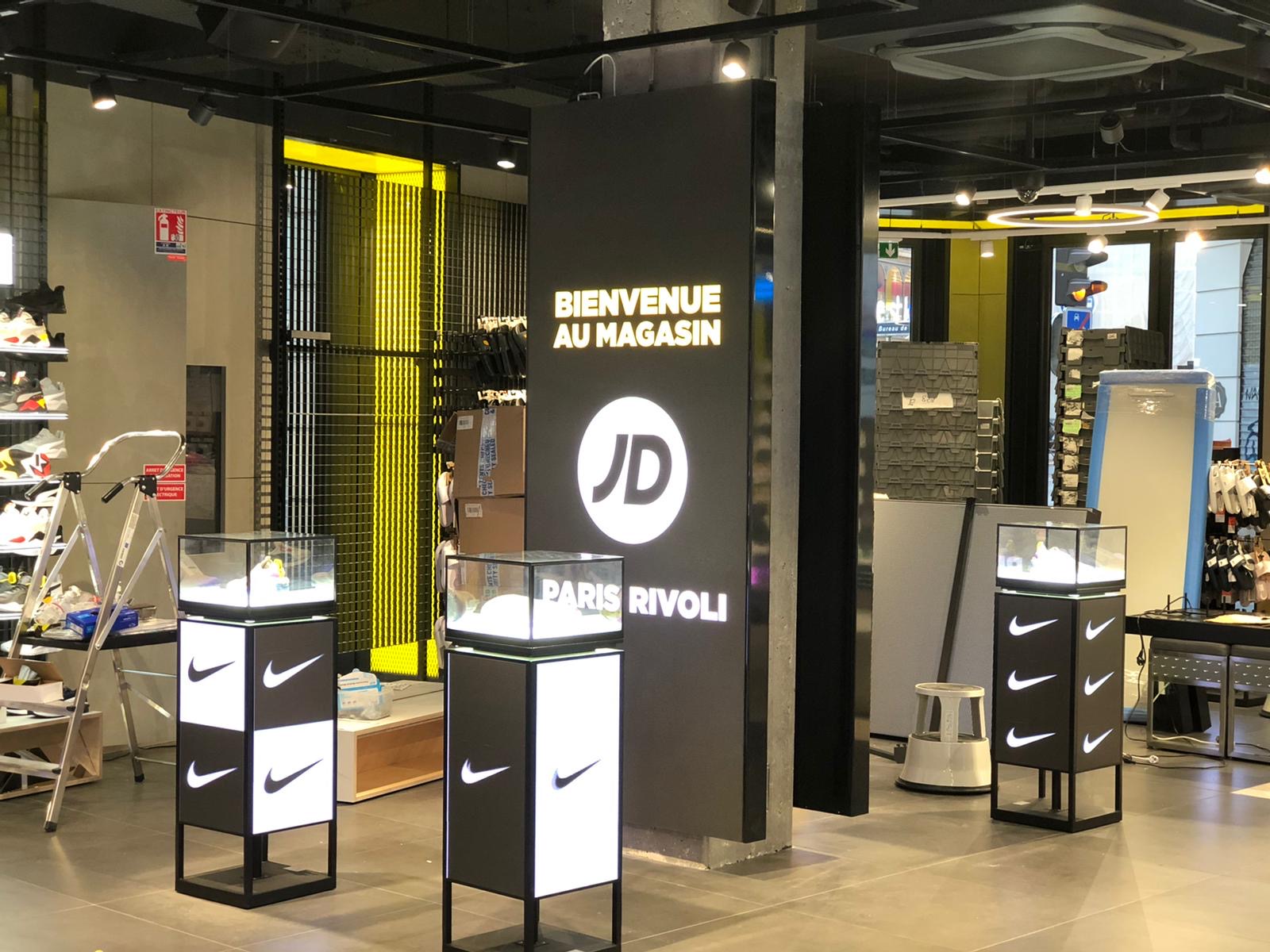 LED-podia voor productpresentatie in retail
