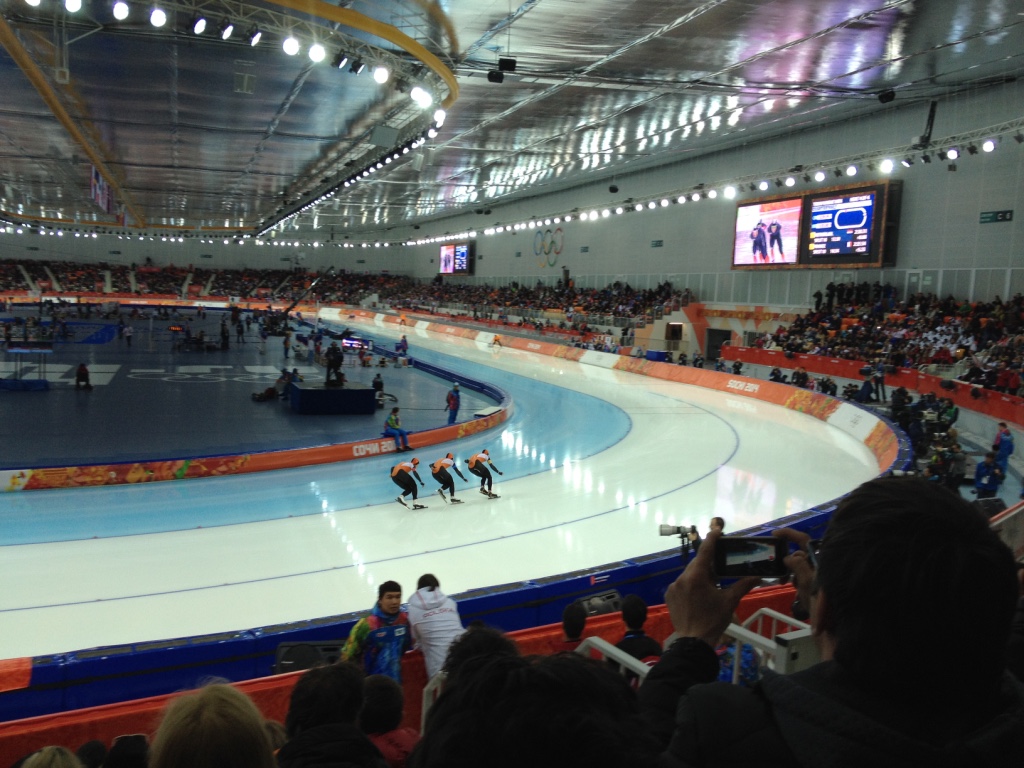 LED-project in een schaatsarena
